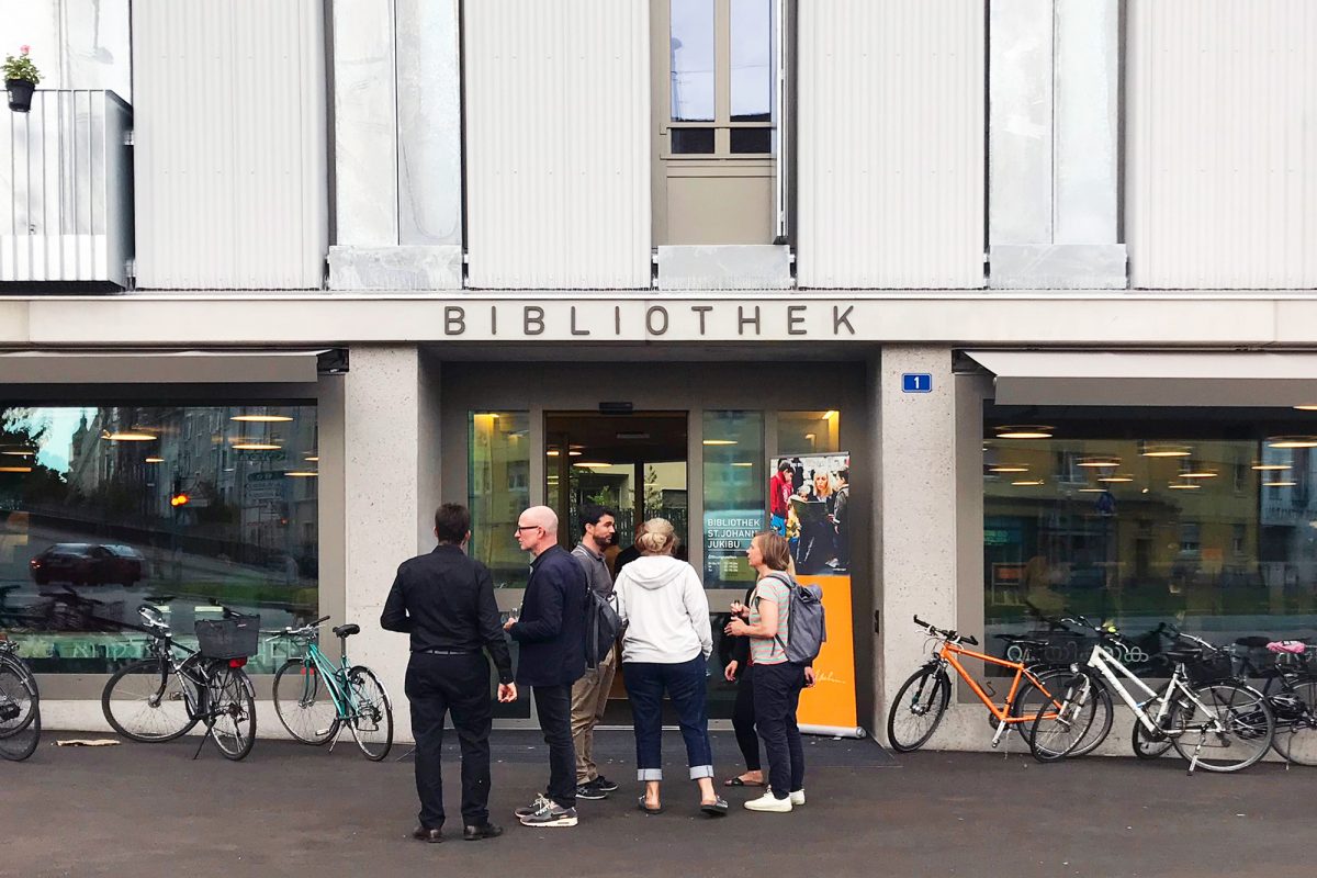 Projektabschluss Signaletik Bibliothek St. Johann JUKIBU